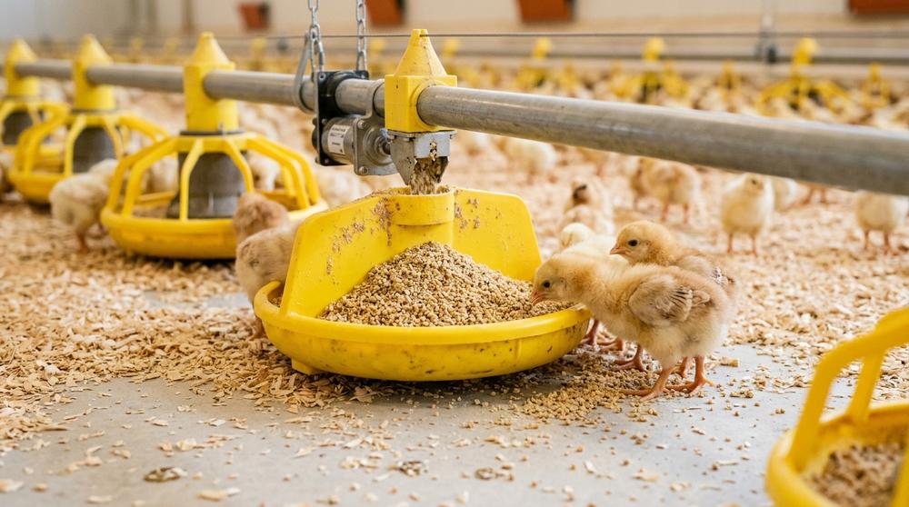 دانخوریهای پروانهای با طراحی ارگونومیک برای جوجههای یکروزه